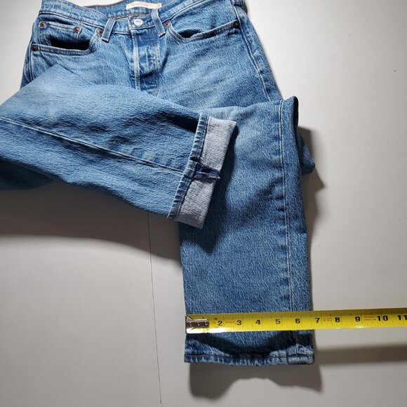 Levi's Premium Wedgie Straight Jeans size 27 - Picture 15 of 16